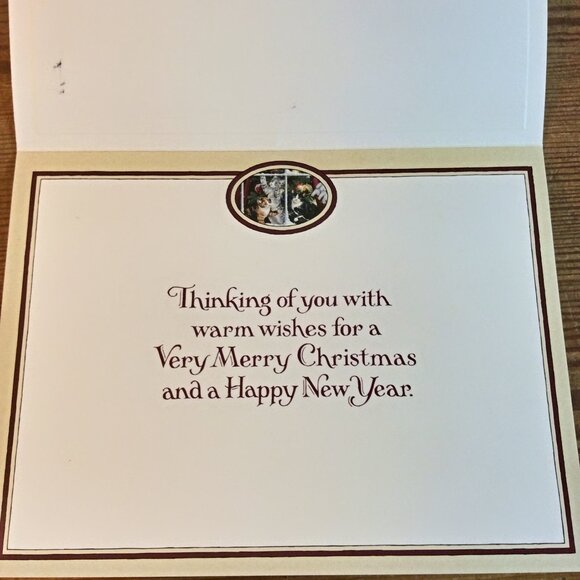 Set of 7 Christmas Cat Art Print Greeting Cards by Persis Clayton Weirs - Picture 6 of 7